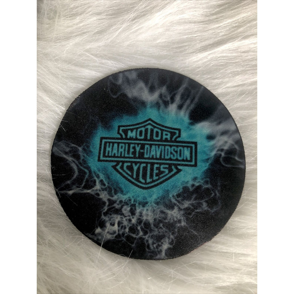 Harley Davidson Coasters 4 anti-skid Made Of high-quality diving material 4”