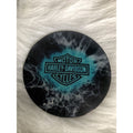 Harley Davidson Coasters 4 anti-skid Made Of high-quality diving material 4”