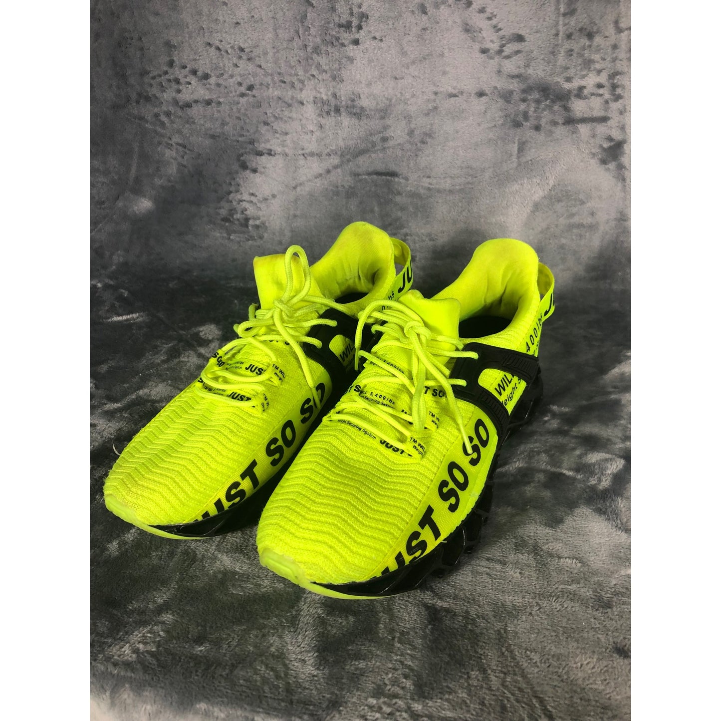 JUST SO SO Men's Shoes Non-Slip Athletic Sneakers Outdoor Sports Running Blade