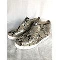 Faux Snake Skin Women’s Shoes Metallic Time And True 2 Zippers  Size 9 1/2