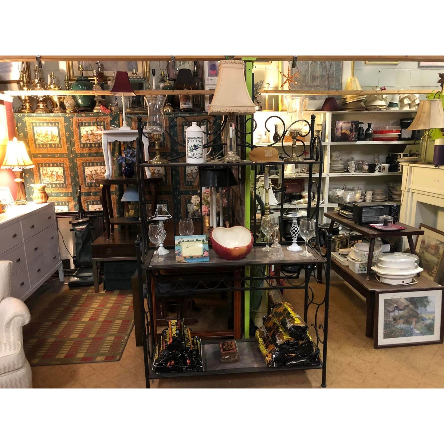 Bakers Rack /Wine Rack 44D-70H-17W