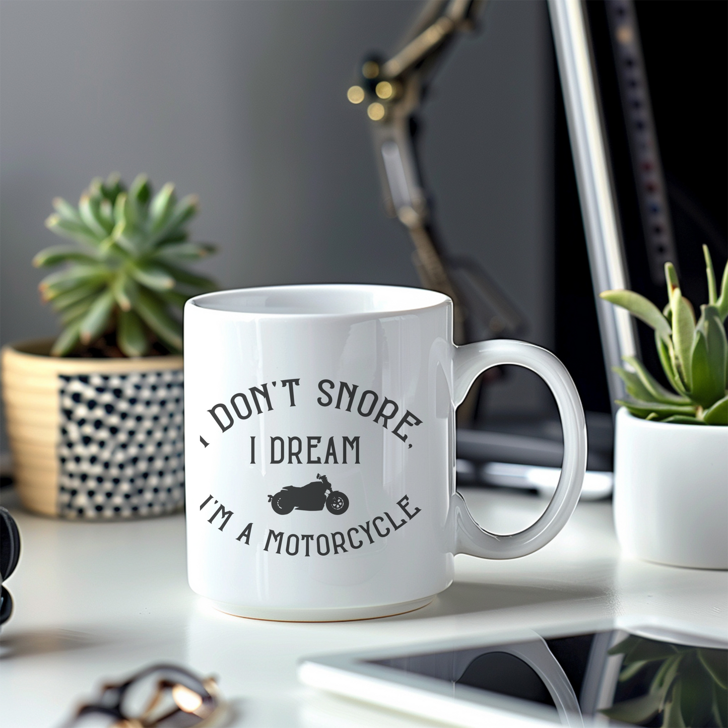 Motorcycle Enthusiast Mug, Customized Ceramic Coffee Mug, Gift for Bikers and Riders, Novelty Mug, Dishwasher Safe, Personalized Gift