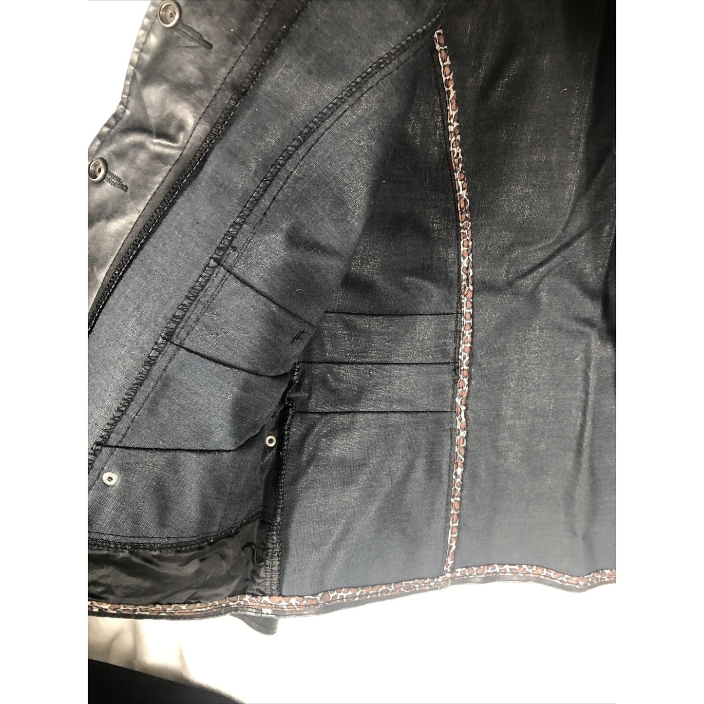 Biker Jacket  Woman's Black Casual Fitted Trendy Stylish Coat