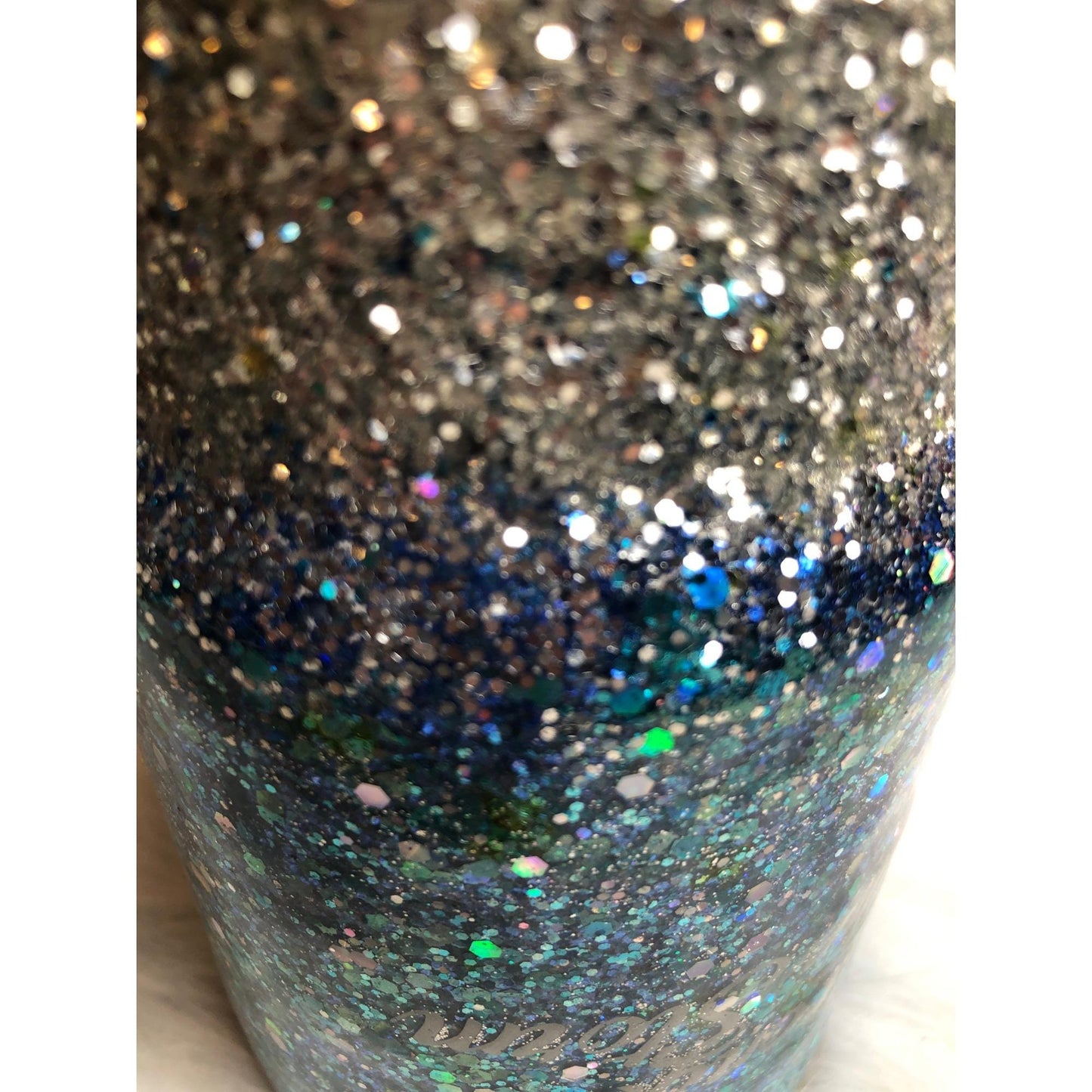 Handcrafted Abstract Alcohol Ink Epoxy Tumbler - Insulated Motivational Drinkware Gift