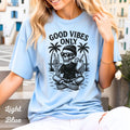 Skull Drinking T-Shirt Gothic Skeleton Graphic Tee Punk Rock Streetwear Top