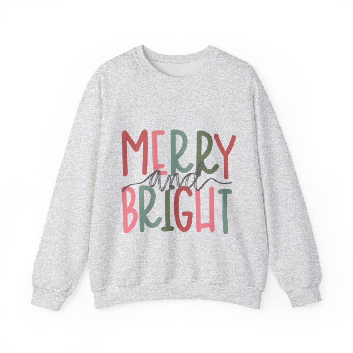 Christmas Sweatshirt, Holiday Crewneck, Unisex Winter Sweater, Cozy Seasonal Top, Festive Apparel, Merry Design, Gift for Him or Her