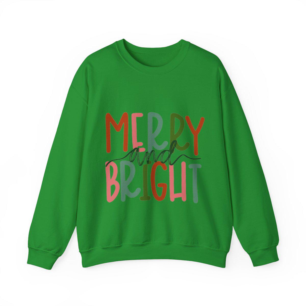 Christmas Sweatshirt, Holiday Crewneck, Unisex Winter Sweater, Cozy Seasonal Top, Festive Apparel, Merry Design, Gift for Him or Her