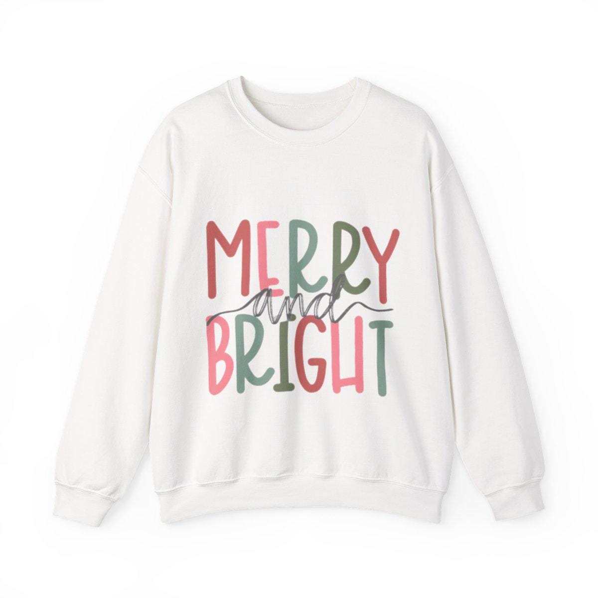 Christmas Sweatshirt, Holiday Crewneck, Unisex Winter Sweater, Cozy Seasonal Top, Festive Apparel, Merry Design, Gift for Him or Her