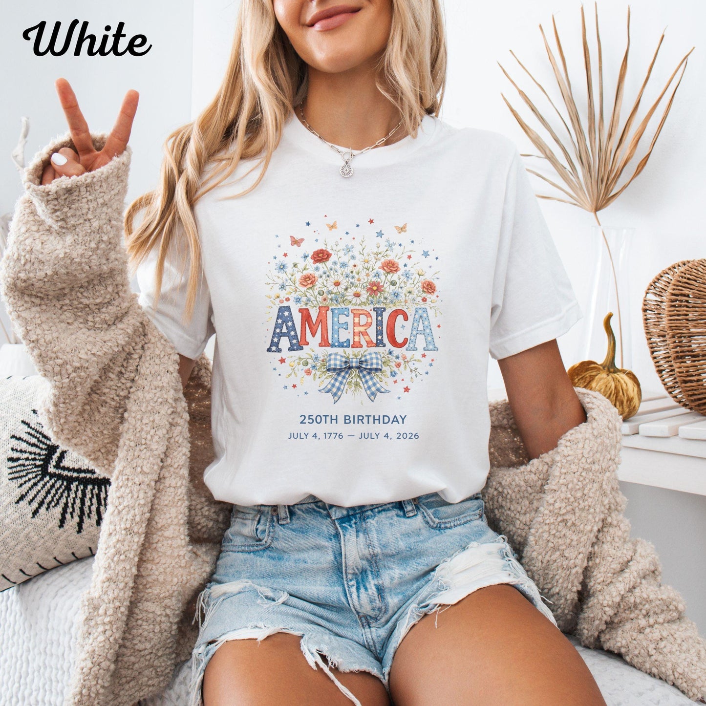 America 250th Birthday Tee, Patriotic Graphic Tee, July 4th 1776–2026 Shirt, USA Celebration T-shirt