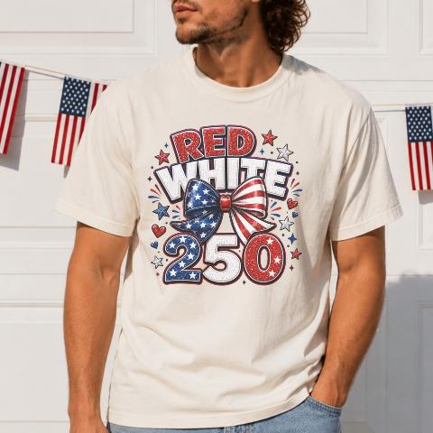 Patriotic USA T-Shirt, Red White Blue Tee, Comfortable Summer Shirt, American Flag Graphic, Independence Day Gift, Soft Cotton Top