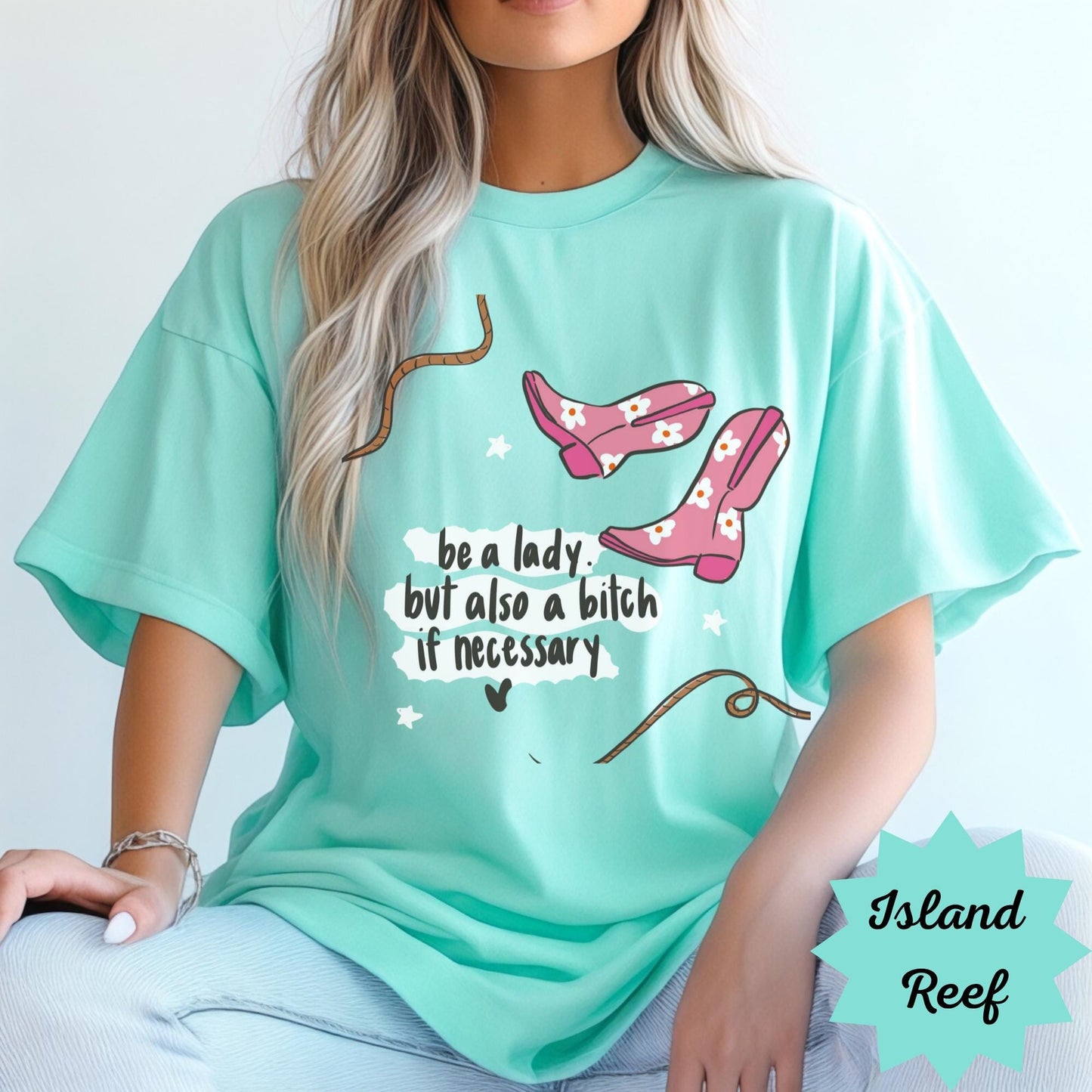 Be a Lady Shirt, Funny Sarcastic Tee, Unisex Graphic T-Shirt, Attitude Saying, Humor Gift, Sarcasm Clothing, Unique Gift