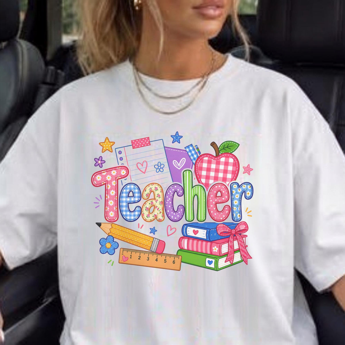 Teacher Shirt, Sweatshirt Gift, Colorful Teacher Apparel, Fun Teacher Gift Idea, Back to School Gift for Teachers, Custom Teacher Sweater