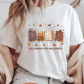 All Booked for Halloween Shirt, Book Lover Halloween Tee, Cozy Fall Reading Shirt, Witchy Autumn Bookworm Gift, Unisex T-Shirt Gift