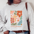 Loved Beyond Measure Sweatshirt, Floral Cross Crewneck, Christian Faith Gift, Inspirational Religious Pullover, Unisex Cozy Top Gift