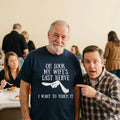 Funny Men's T Shirt Wife's Last Nerve Shirt, Sarcastic Marriage Tee, Pointing Finger Joke Shirt, Husband Humor Gift, Couples Statement Shirt