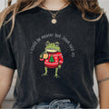 Funny Christmas Frog Shirt, I Could Be Meaner But Jesus Said Vintage Holiday Tee, Christian Christmas Gift, Cozy Unisex Graphic Top
