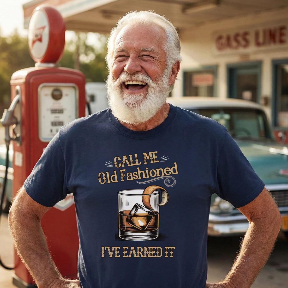 Classic Cocktail T-Shirt, Old Fashioned Whiskey Shirt, Gained My Wisdom Vintage Tee, I’ve Earned It Graphic Shirt Gift for Cocktail Lovers