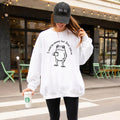 Funny Christian Frog Sweatshirt, I Could Be Meaner But Jesus Said No, Cute Faith Humor Crewneck, Religious Gift for Christian Women and Men