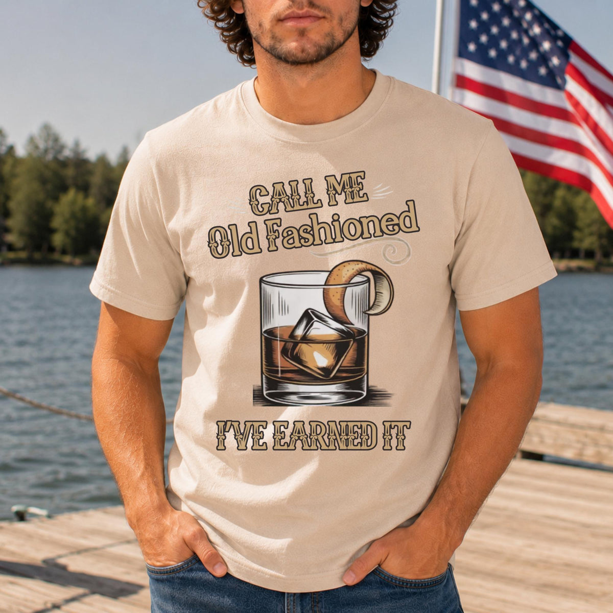 Classic Cocktail T-Shirt, Old Fashioned Whiskey Shirt, Gained My Wisdom Vintage Tee, I’ve Earned It Graphic Shirt Gift for Cocktail Lovers