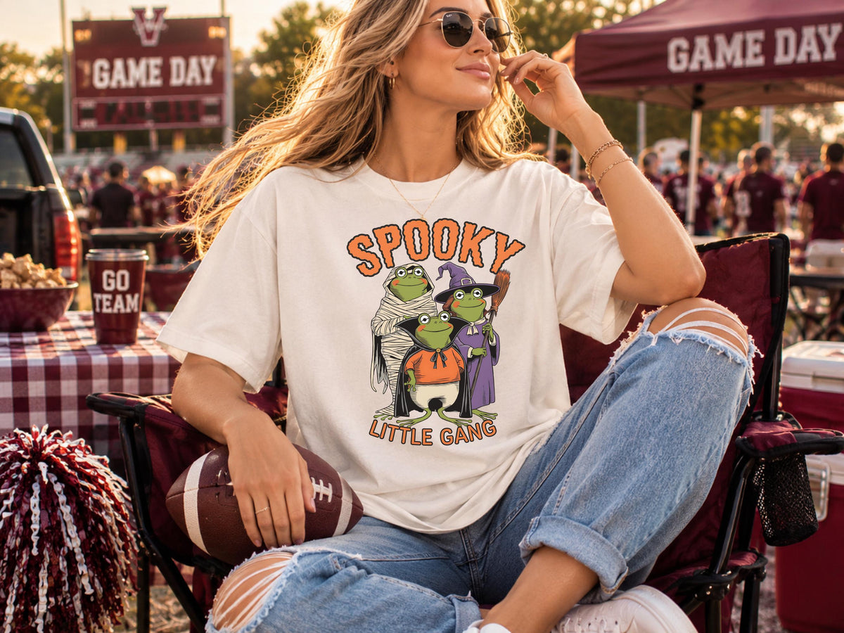 Spooky Frog Sweatshirt, Halloween Frog Family Crewneck, Spooky Little Gang Mummy Witch Vampire Frog Sweater, Cute Fall Gift Idea 2026