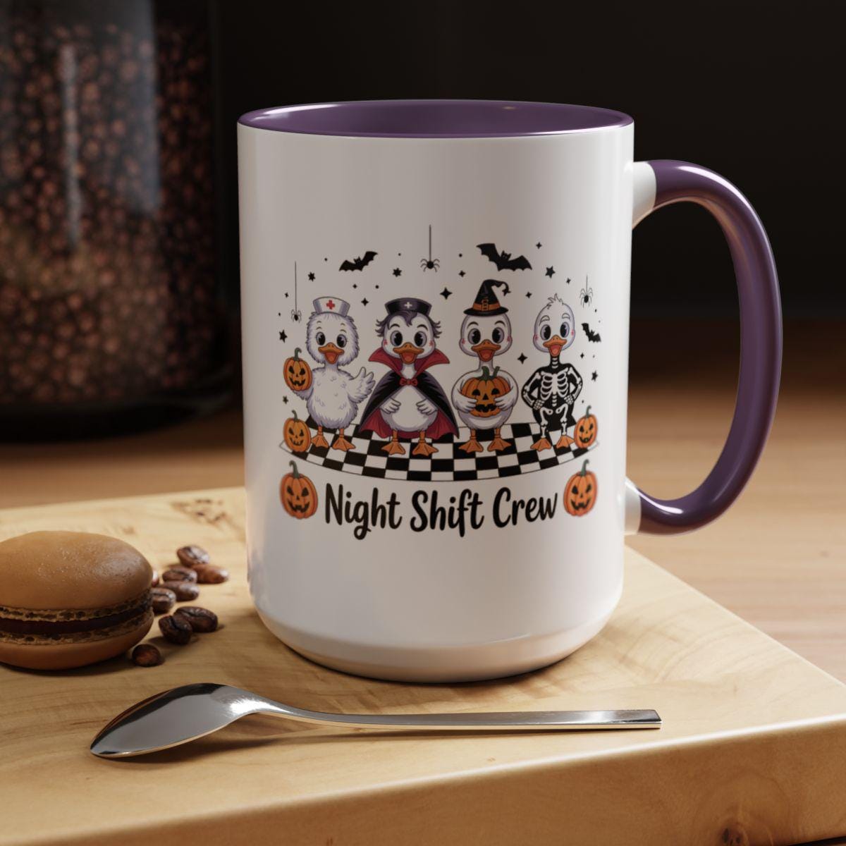 Night Shift Nurse Funny Halloween Geese Halloween Nurse Ghost Sweatshirt, Neonatal Nurse Boo Crewneck, Spooky Nursing Pullover, Cute Medical