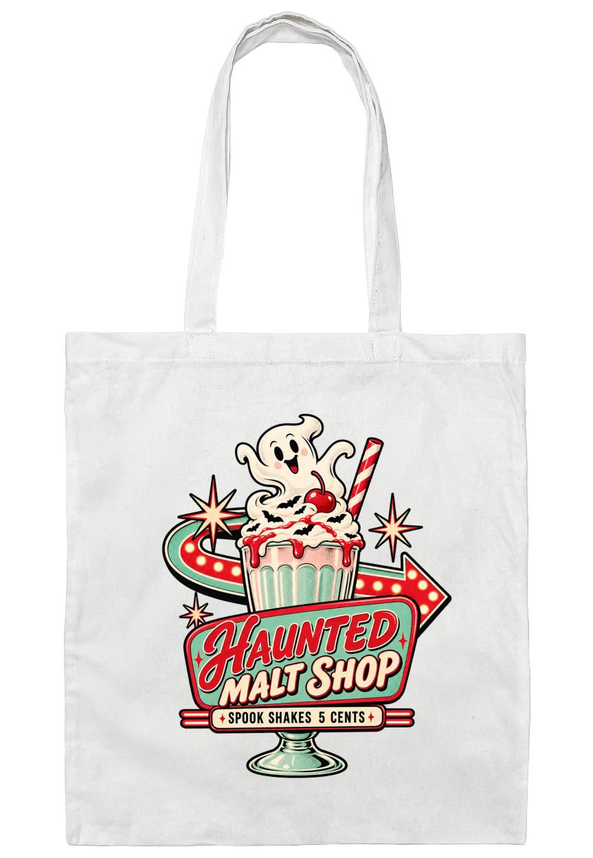 Haunted Malt Shop Mug, Shirt, Spooky Halloween T-Shirt, Ghost Spook Shakes Graphic Tee, Retro Diner Design, Vintage-Inspired Unisex Top