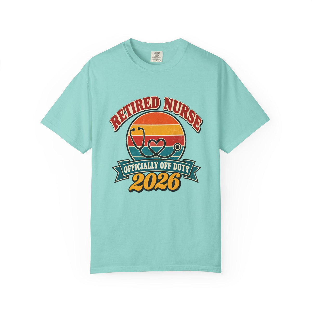 Retired Nurse 2026 Shirt, Retro Nurse Retirement Gift, Officially Off Duty Tee, Comfort Colors Nurse Shirt, RN Retirement Party Gift