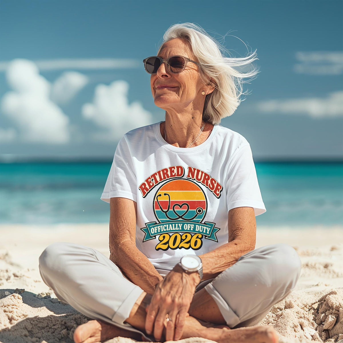 Retired Nurse 2026 Shirt, Mug or Tote, Retro Nurse Retirement Gift, Officially Off Duty Tee, RN Retirement Party Gift for Her