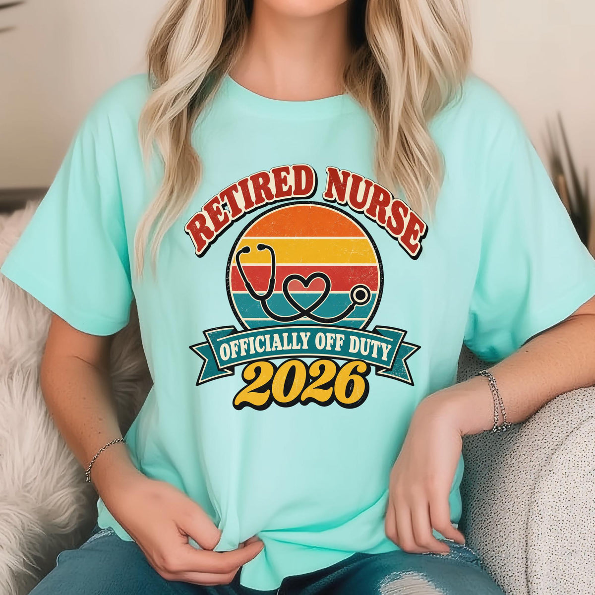 Retired Nurse 2026 Shirt, Mug or Tote, Retro Nurse Retirement Gift, Officially Off Duty Tee, RN Retirement Party Gift for Her