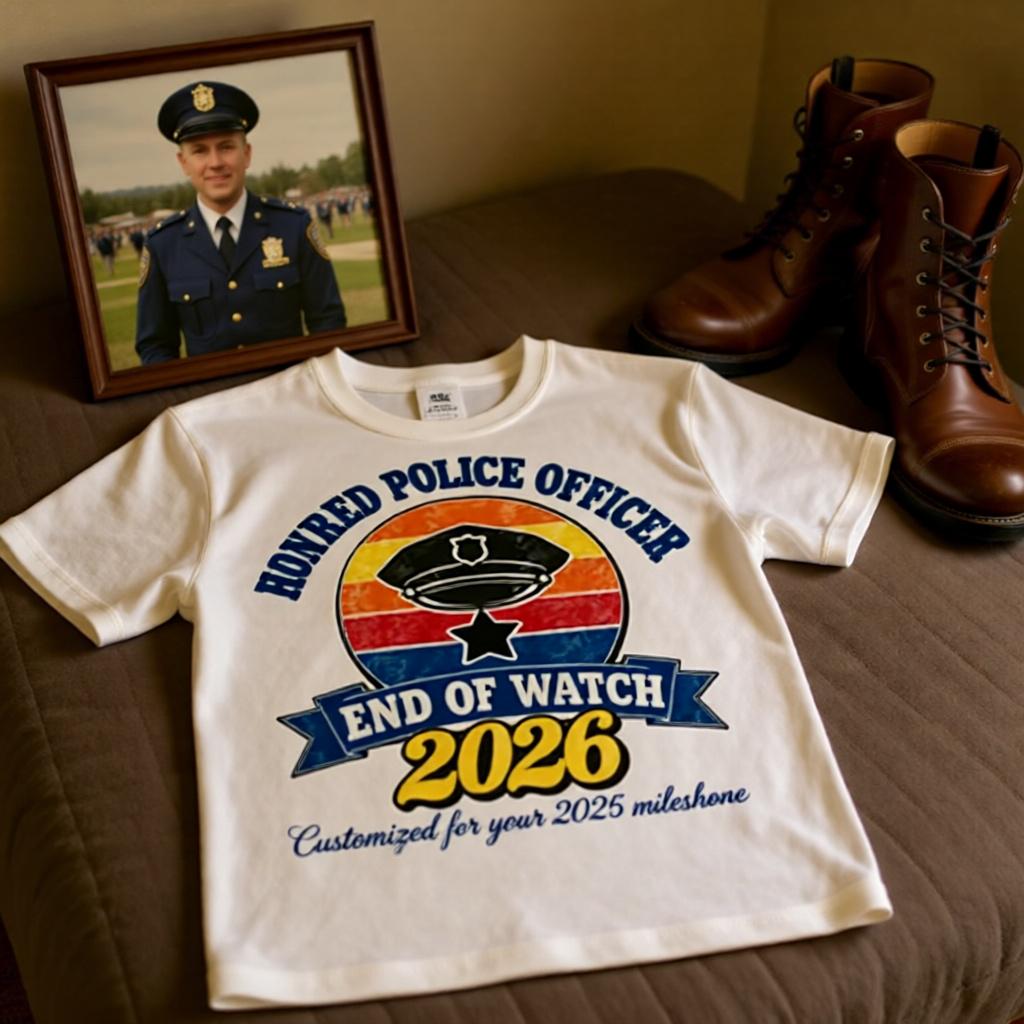 Retired Police Officer 2026 Shirt, Mug or Tote, Retro Police Retirement Gift, End of Watch, Law Enforcement Gift