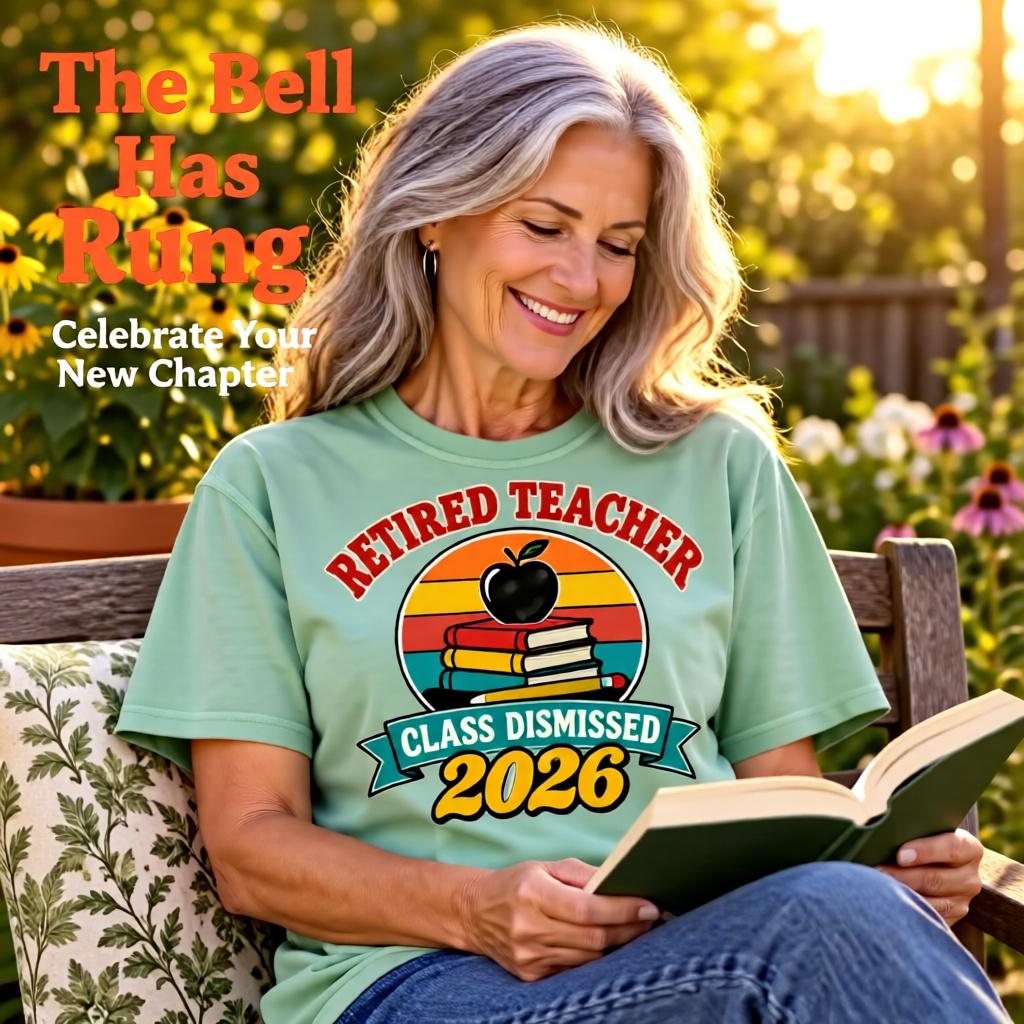 Retired Teacher 2026 Shirt, Mug or Tote, Retro Teacher Retirement Gift, Class Dismissed Tee, Gift for Retiring Teacher