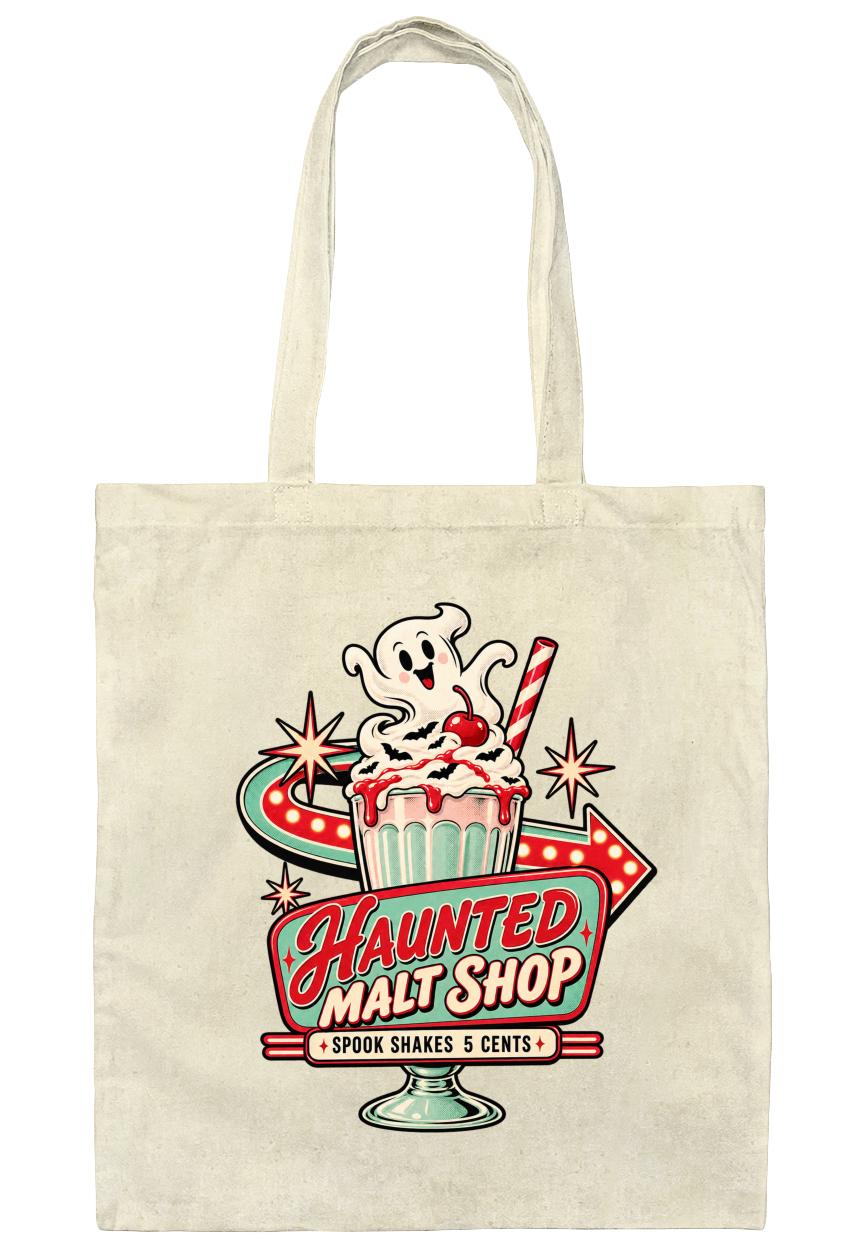 Haunted Malt Shop Mug, Shirt, Spooky Halloween T-Shirt, Ghost Spook Shakes Graphic Tee, Retro Diner Design, Vintage-Inspired Unisex Top