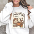Spooky Scone Society Sweatshirt, Fall Baking Shirt, Halloween Coffee Lover Crewneck, Pumpkin Pie Ghost Autumn Graphic Pullover Gift