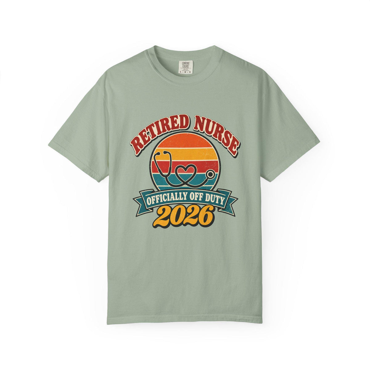 Retired Nurse 2026 Shirt, Retro Nurse Retirement Gift, Officially Off Duty Tee, Comfort Colors Nurse Shirt, RN Retirement Party Gift