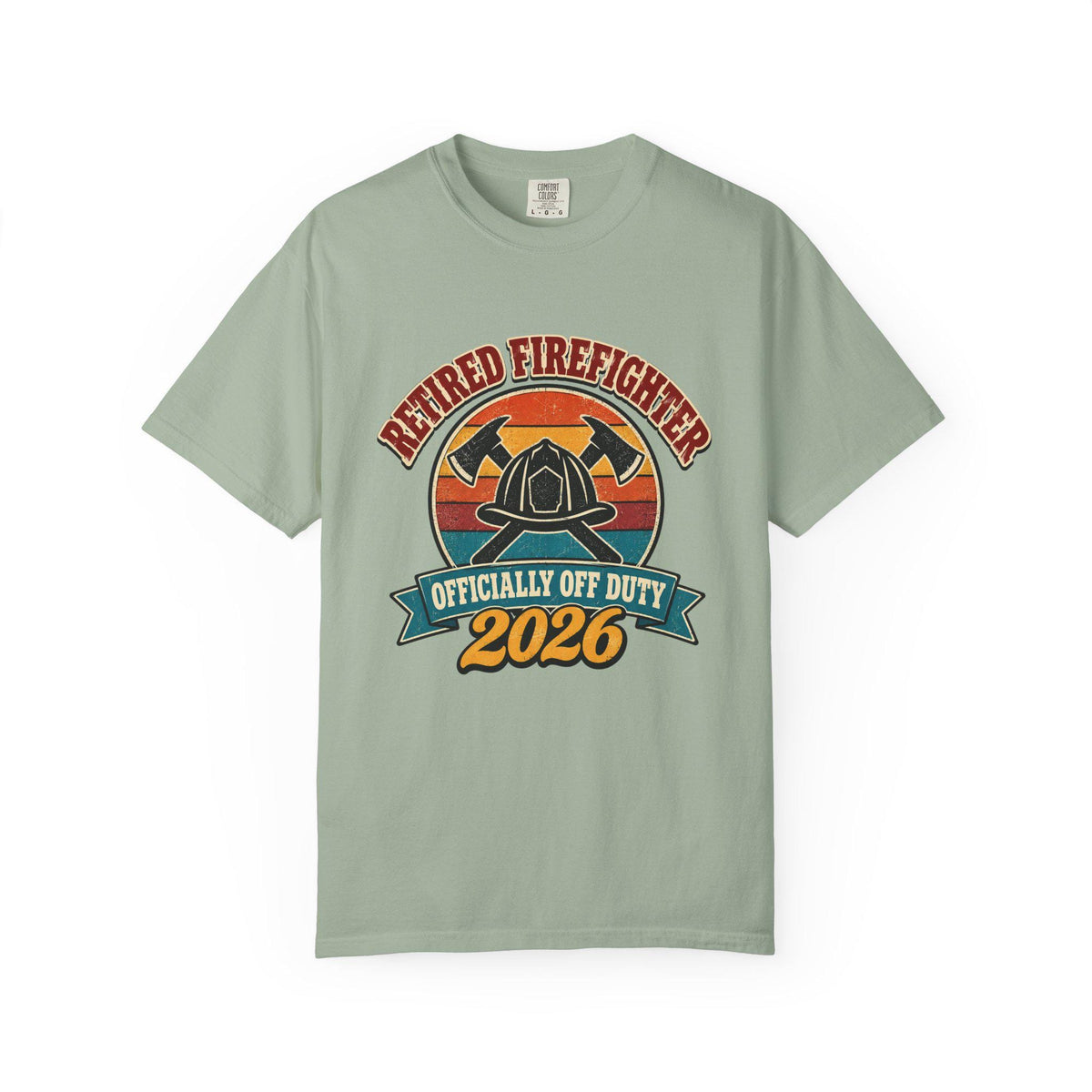 Retired Firefighter 2026 Shirt, Retro Firefighter Retirement Gift, Officially Off Duty Tee, Comfort Colors Fireman Shirt, Fire Dept Gift