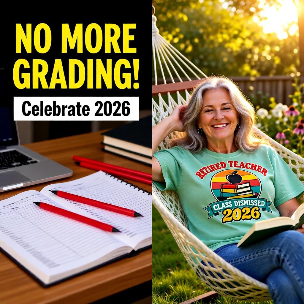 Retired Teacher 2026 Shirt, Mug or Tote, Retro Teacher Retirement Gift, Class Dismissed Tee, Gift for Retiring Teacher