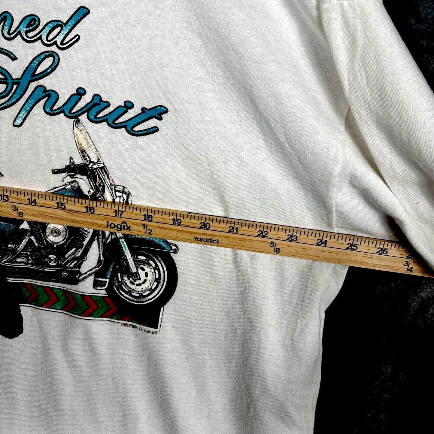 Anvil Women’s Biker T-Shirt “Untamed Spirit” Adult 2X Large Shirt