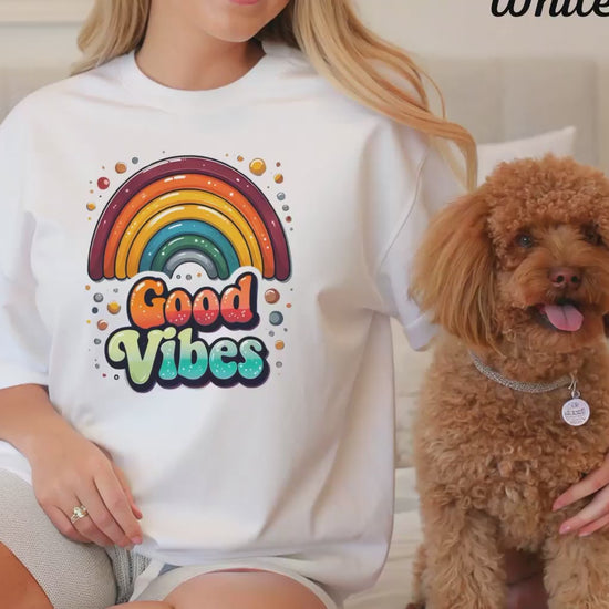 Good Vibes T Shirts, Positive Energy Tee, Inspirational Shirt, Happy Vibes Top, Inspiration T-Shirt, Motivational Clothing