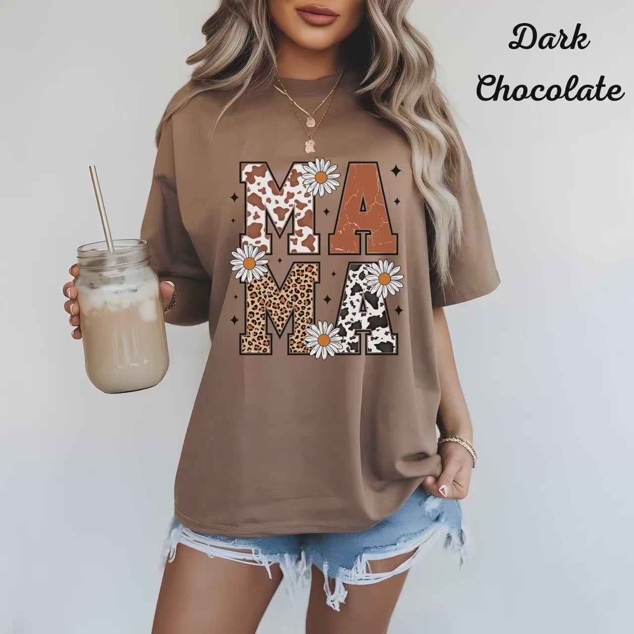 Leopard Mama Shirt, Mothers Day Gift, Mom Shirt, Retro Mama Tee, Gift For Mom, Mama Top, Leopard Mama T-Shirt