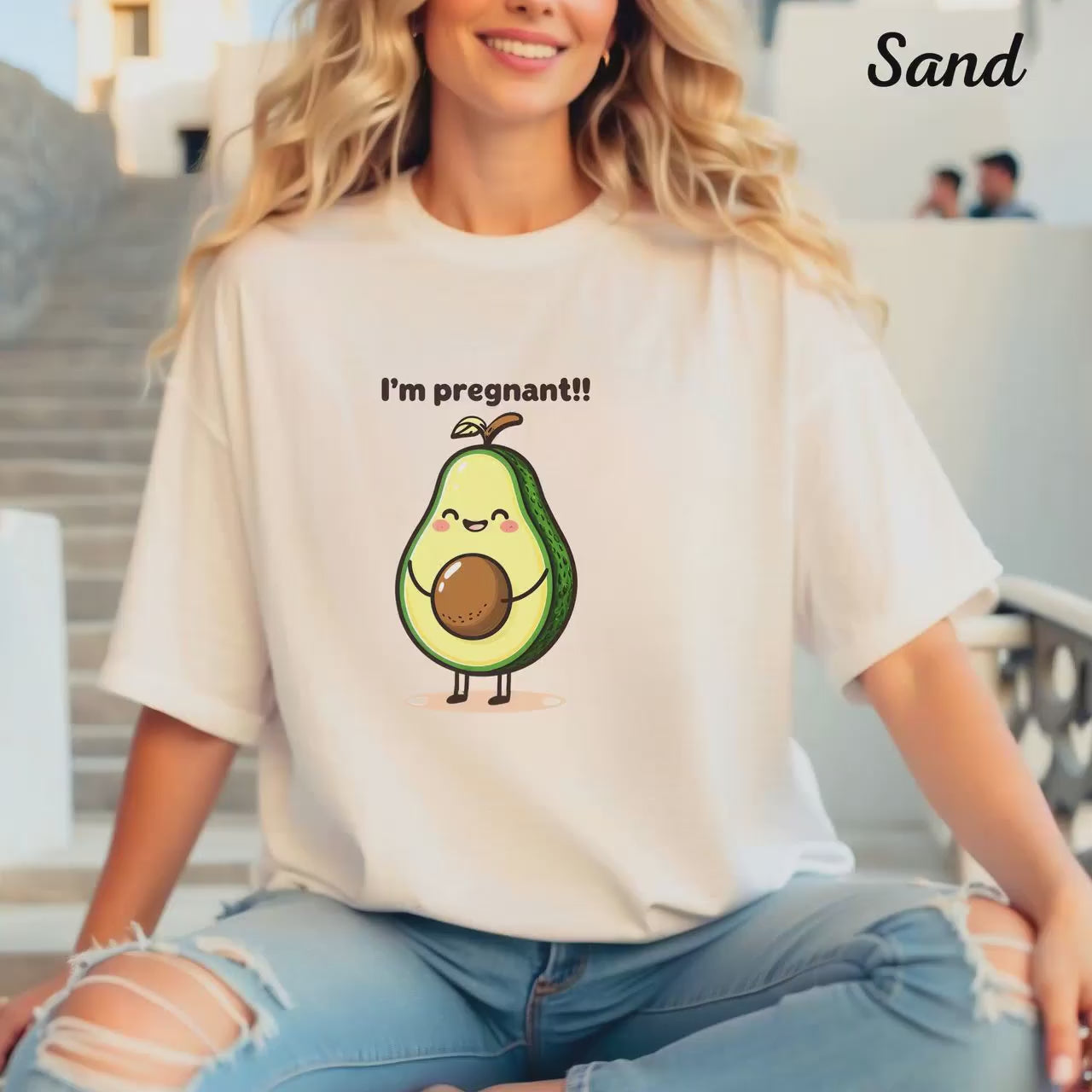 Funny Pregnancy Announcement Avocado Tee, Unisex Cotton T-Shirt, Maternity Gift, Baby Shower Shirt, Cute Avocado Humor Tee