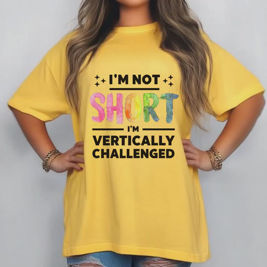 I'm Not Short I'm Fun Sized Shirt Short People Shirt Short Person Gift Short Person Humor Gift For Short People Sarcastic Mom Shirt