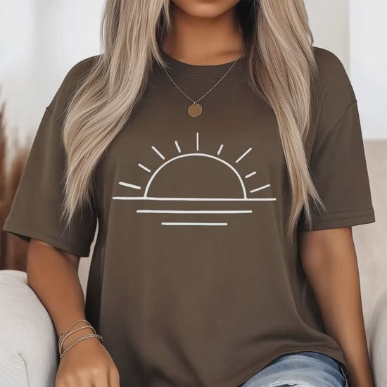 Comfort Colors Sun T-shirt For Women, Sunshine Tee Shirt, Summer Shirt For Lady, Beach Shirts, Summer Positive Vibes Shirt, Gift For Her