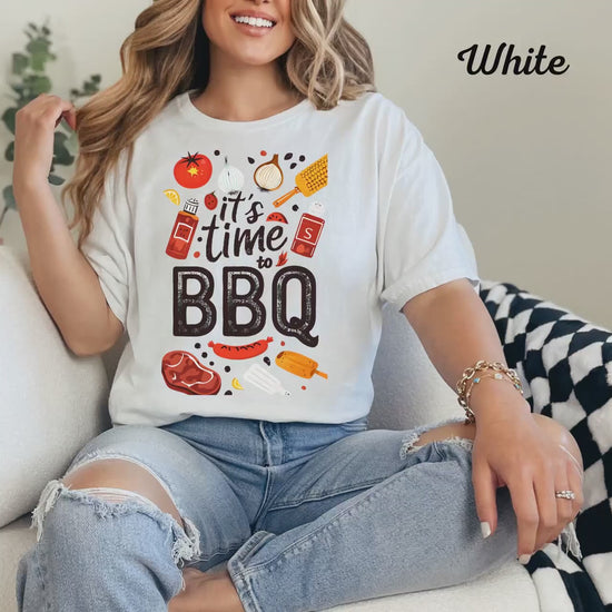 Funny BBQ Grilling T-Shirt | Unisex Summer Cookout Graphic Tee | Backyard Party Top | Father's Day Gift