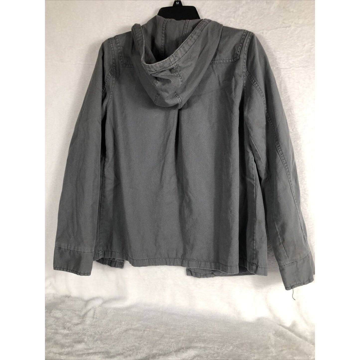 Mossimo Women’s Gray Adult Medium Jacket With Hood Coat
