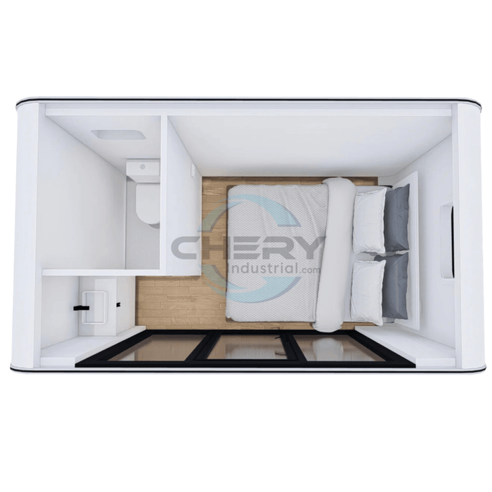 13ft x 7.4 ft Tiny House Pod House Cabin Prefab House Outdoor Living & Working