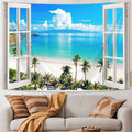 Ocean Beach Window Sky Cloud Extra Large Tapestry Wall Hanging Fabric Room Decor | eBayPágina principal de eBayMás información, sobre el estado del artículoDiners Club