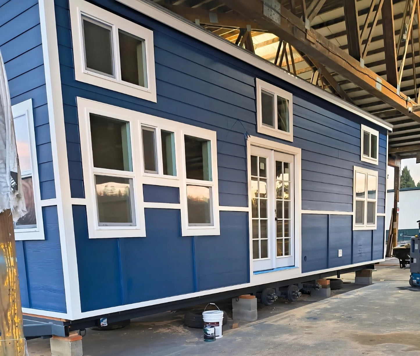 Tiny house for sale on wheels 9 x 30 MODERN BUNGALOW 2 BEDROOM  READY TO SHIP