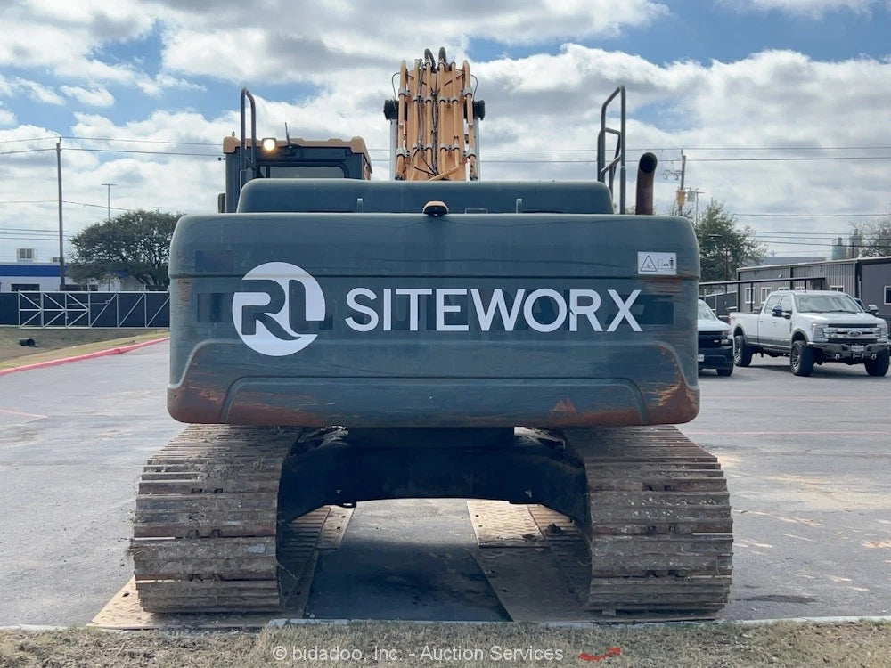 Hyundai HX300L 2019 excavadora hidráulica cabina excavadora aire acondicionado auxiliar hidráulico Cummins bidadoo-