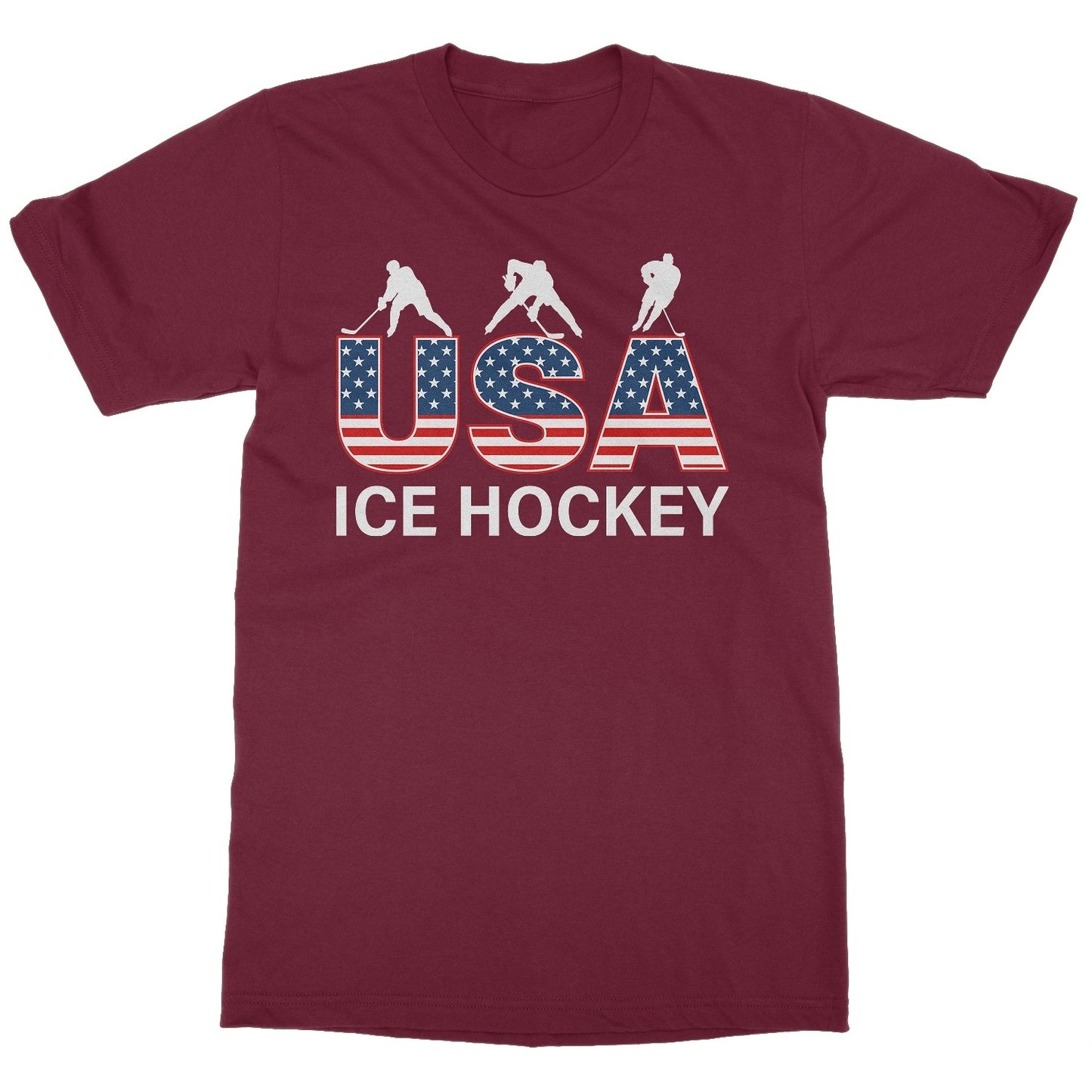 Usa Winter Sports - Ice Hockey Team Tribute Unisex T-Shirt