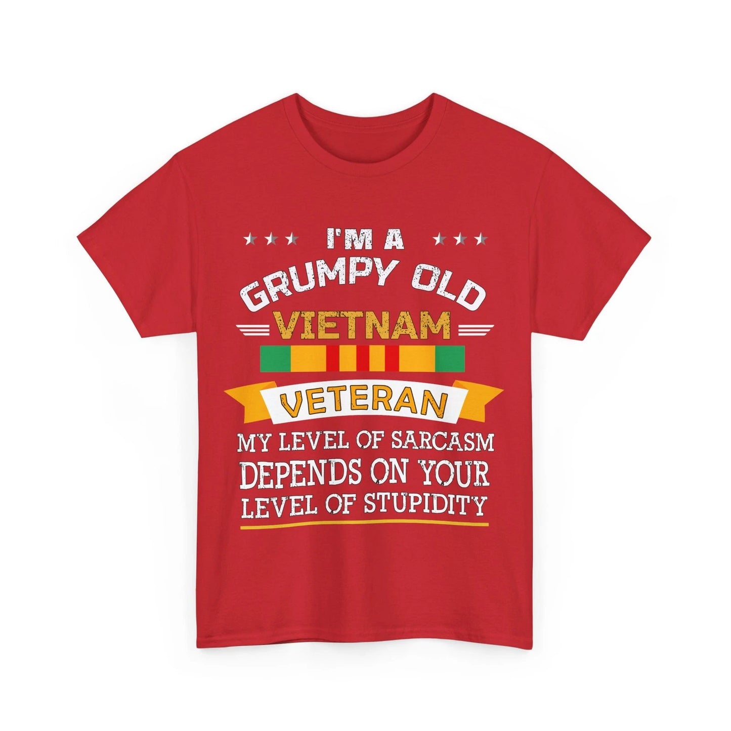 Veterans Day Shirt, Grumpy Old Vietnam Veteran Dad Men T-Shirt